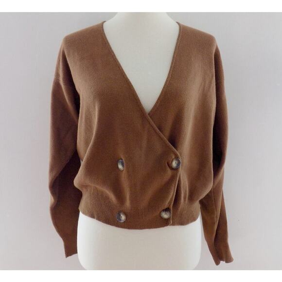 Vintage Sweaters - 90s vintage cotton sweater minimalist fall winter wear to work casual nyc soho